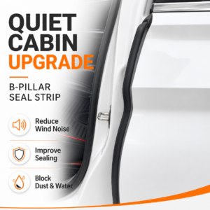 Tesla Sound Deadening Weatherstrip（B-Pillars, C-Pillars & Trunk）