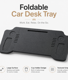 Foldable Car Tray Table for Steering Wheel