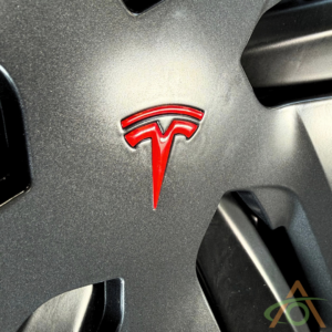 JoyInParts Bubble Logo Inserts for Refreshed Model Y Wheels (Juniper)