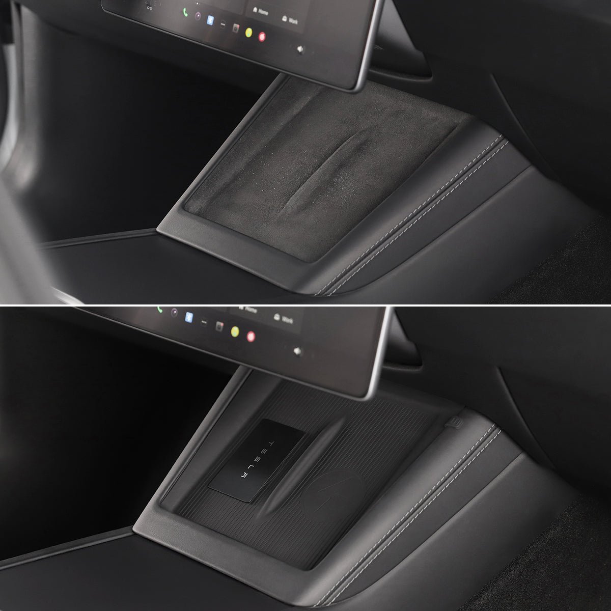 JoyInParts Center Console Wireless Charger Pad for Model 3