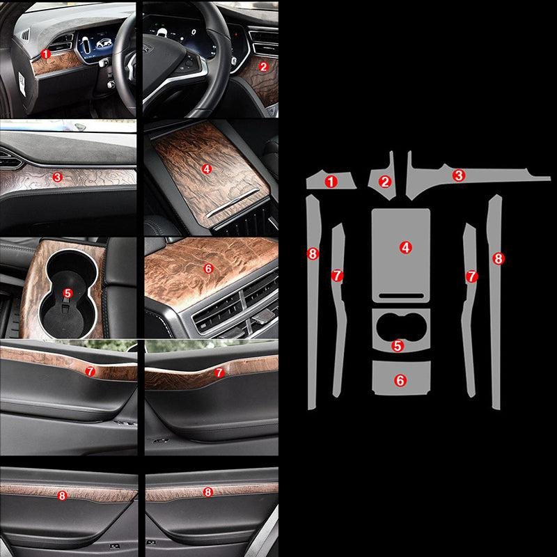 Tesla Model S/X 2016-2020 Interior Paint Protection Film, Precut Self-Healing Anti-Scratch Kit