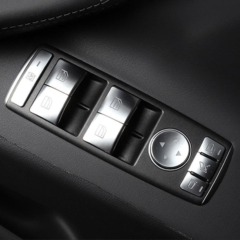 Tesla Model S/X Window Switch Cover Set, 14-Piece Scratch Guard for Door Buttons
