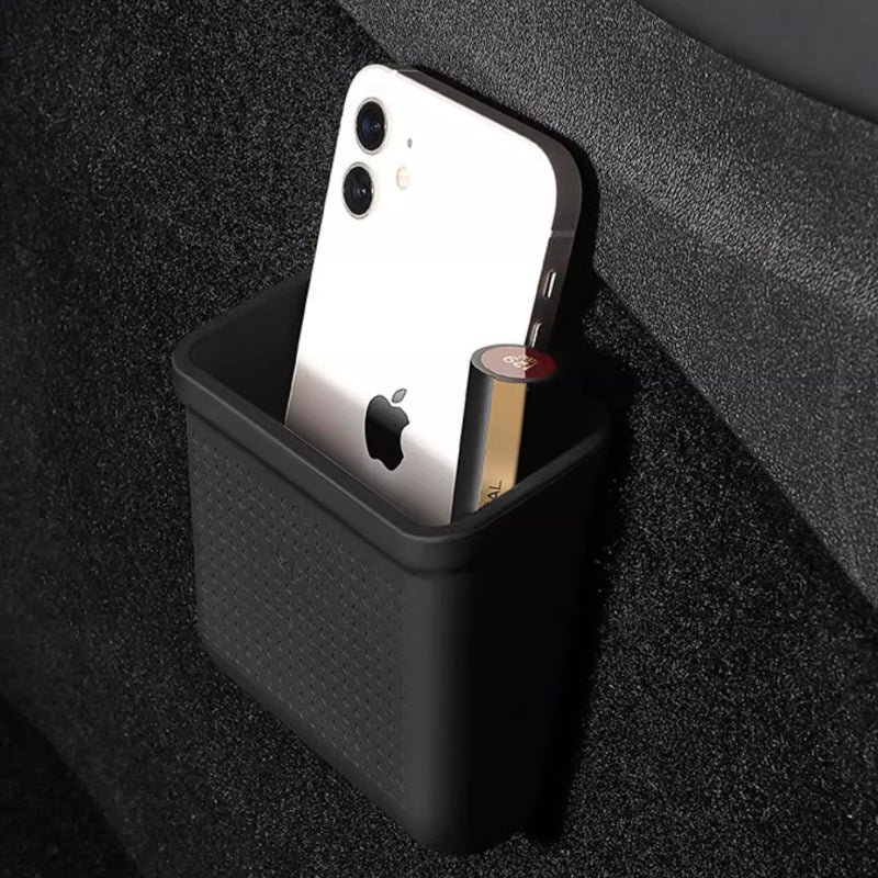 Tesla Model 3/Y Silicone Storage Box, Stick-On Tray for Dash and Console