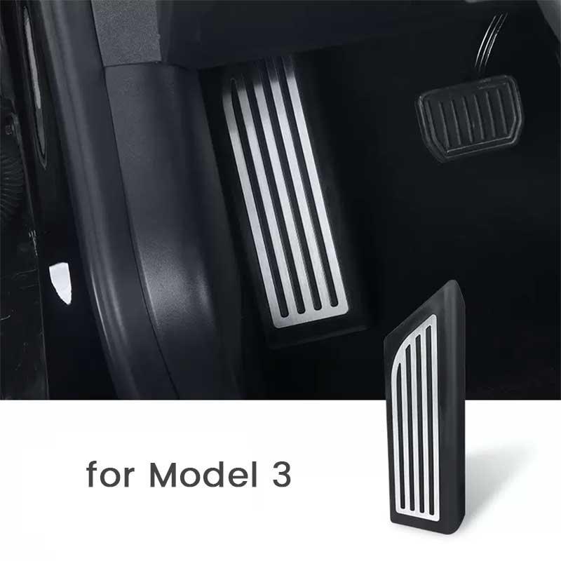 Tesla Model 3 Dead Pedal Cover, Left Foot Rest Pad, Anti-Fatigue (2017-2023)