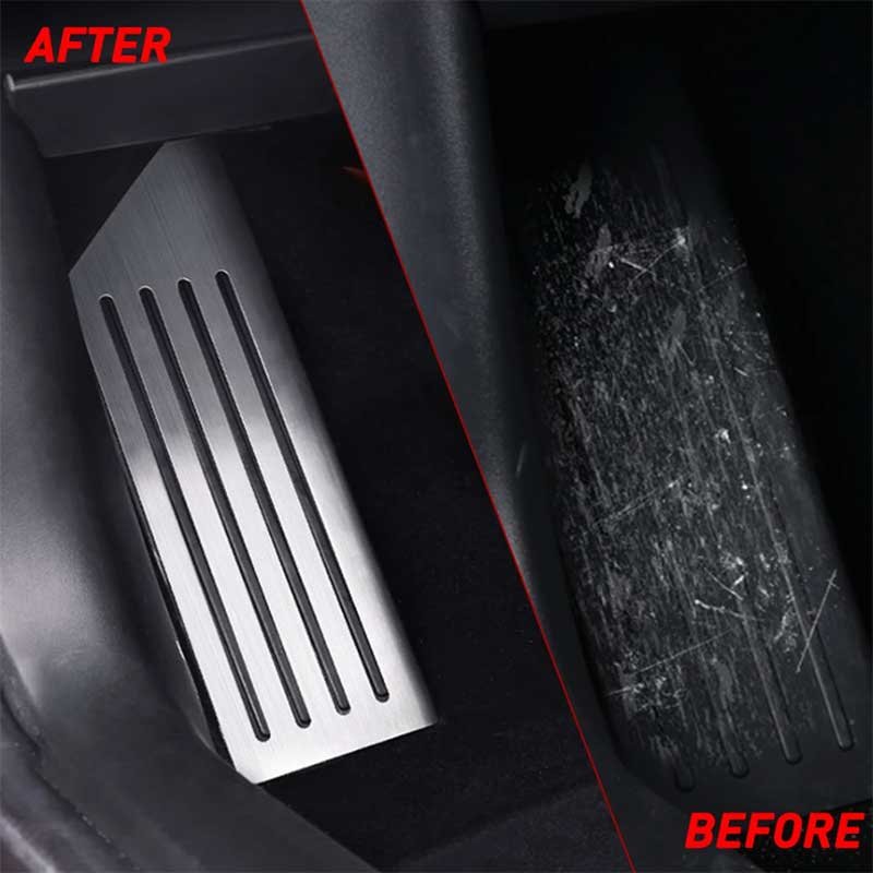 Tesla Model 3 Dead Pedal Cover, Left Foot Rest Pad, Anti-Fatigue (2017-2023)