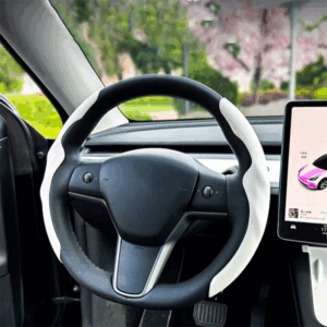 Tesla Model 3/Y Steering Wheel Cover, All-Season Sweat-Absorbing Grip (2021-2025)