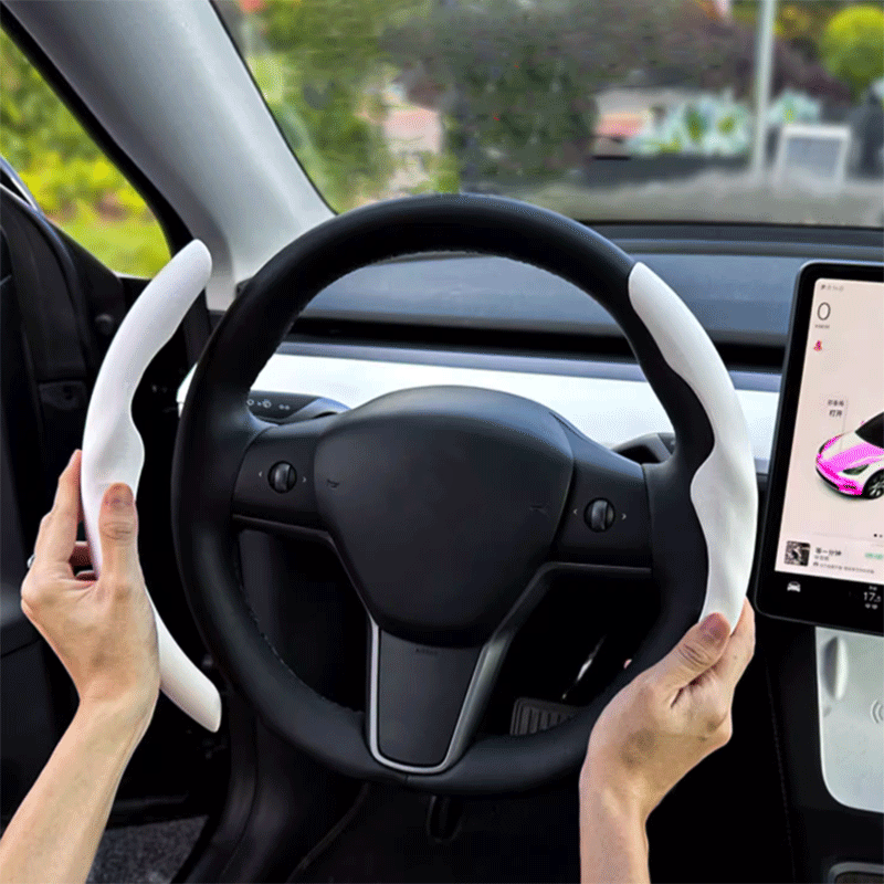 Tesla Model 3/Y Steering Wheel Cover, All-Season Sweat-Absorbing Grip (2021-2025)