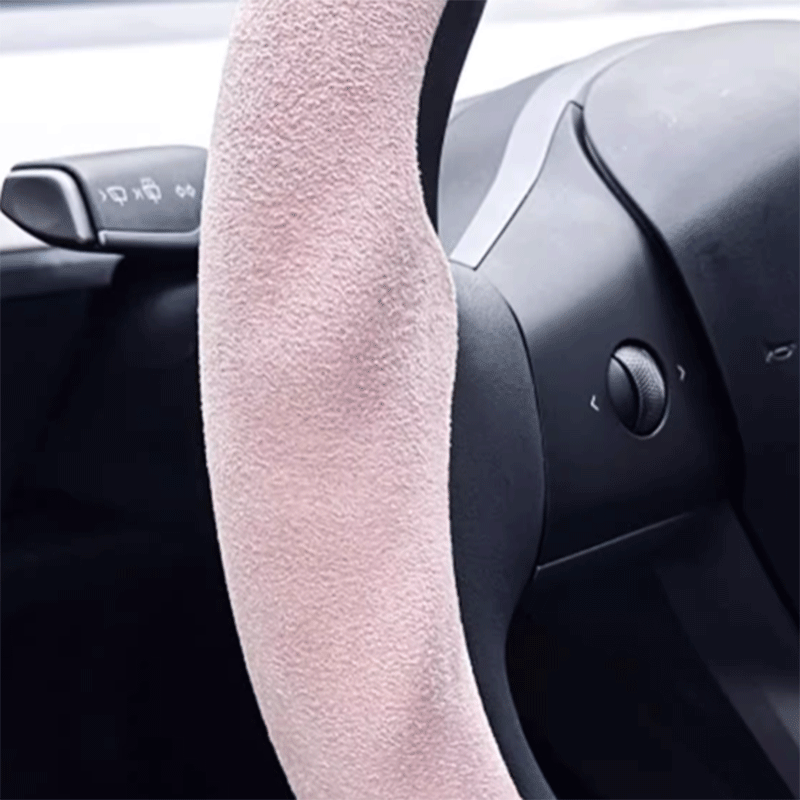 Tesla Model 3/Y Steering Wheel Cover, All-Season Sweat-Absorbing Grip (2021-2025)