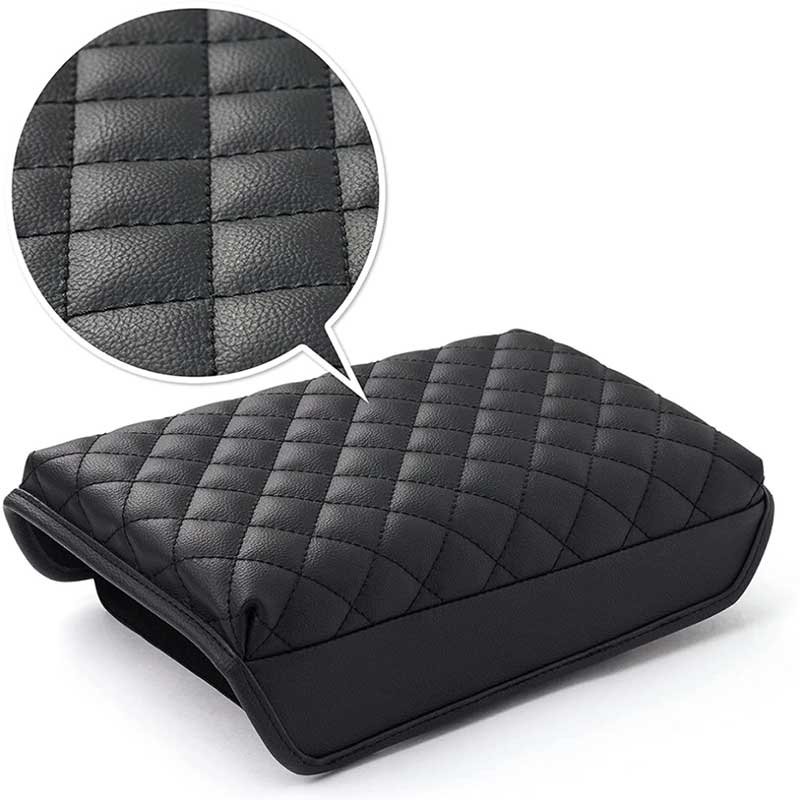 Tesla Model 3/Y Armrest Cover, Vegan Leather Center Console Cushion