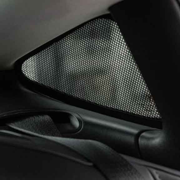 Tesla Model 3/Y Rear Triangle Window Sun Shades, UV Block, Set of 2 (2018-2024)