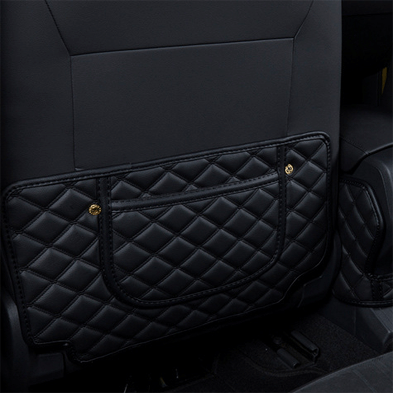 Tesla Model 3 Rear Seat Back Kick Mats, Anti-Scratch Protectors, Set of 2 (2017-2023)