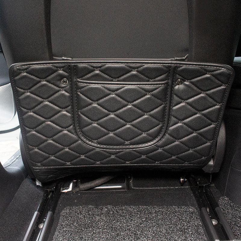 Tesla Model 3 Rear Seat Back Kick Mats, Anti-Scratch Protectors, Set of 2 (2017-2023)
