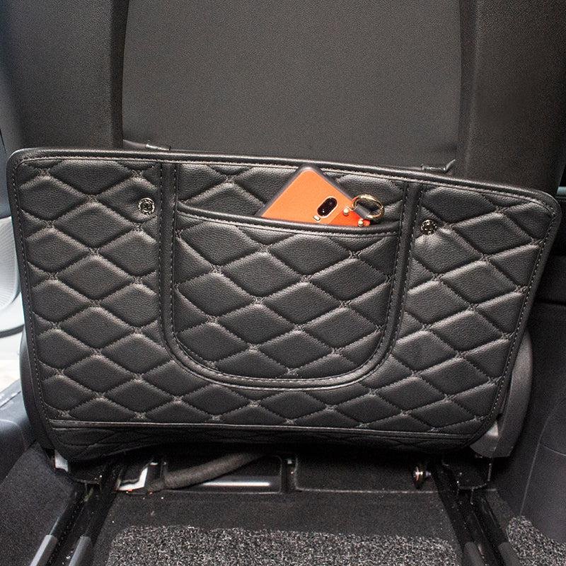 Tesla Model 3 Rear Seat Back Kick Mats, Anti-Scratch Protectors, Set of 2 (2017-2023)
