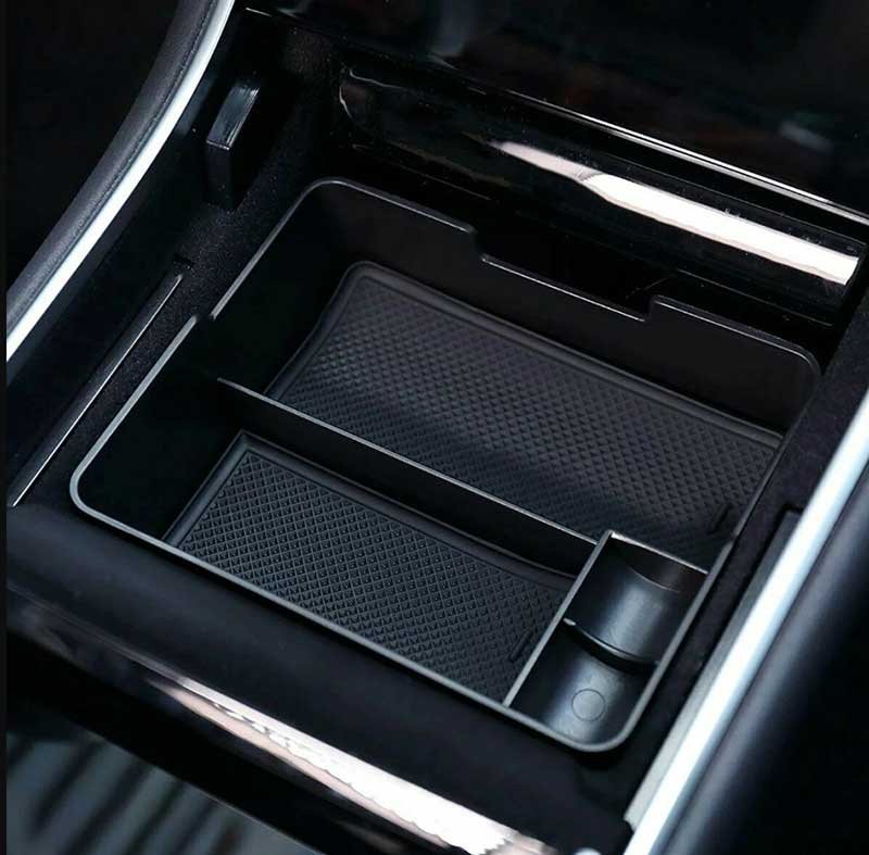 Tesla Model 3/Y Center Console Organizer Tray, Holds Phone Keys Cards (2017-2020)