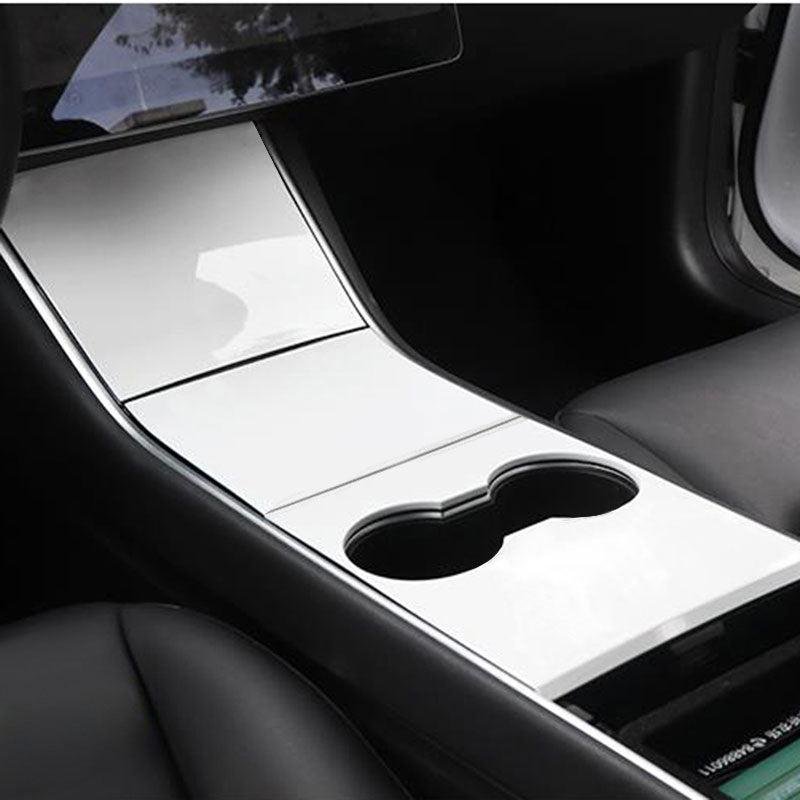 Tesla Model 3/Y Center Console Cover, ABS Scratch & Fingerprint Guard (2017-2020)
