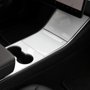 Tesla Model 3/Y Center Console Cover, ABS Scratch & Fingerprint Guard (2017-2020)