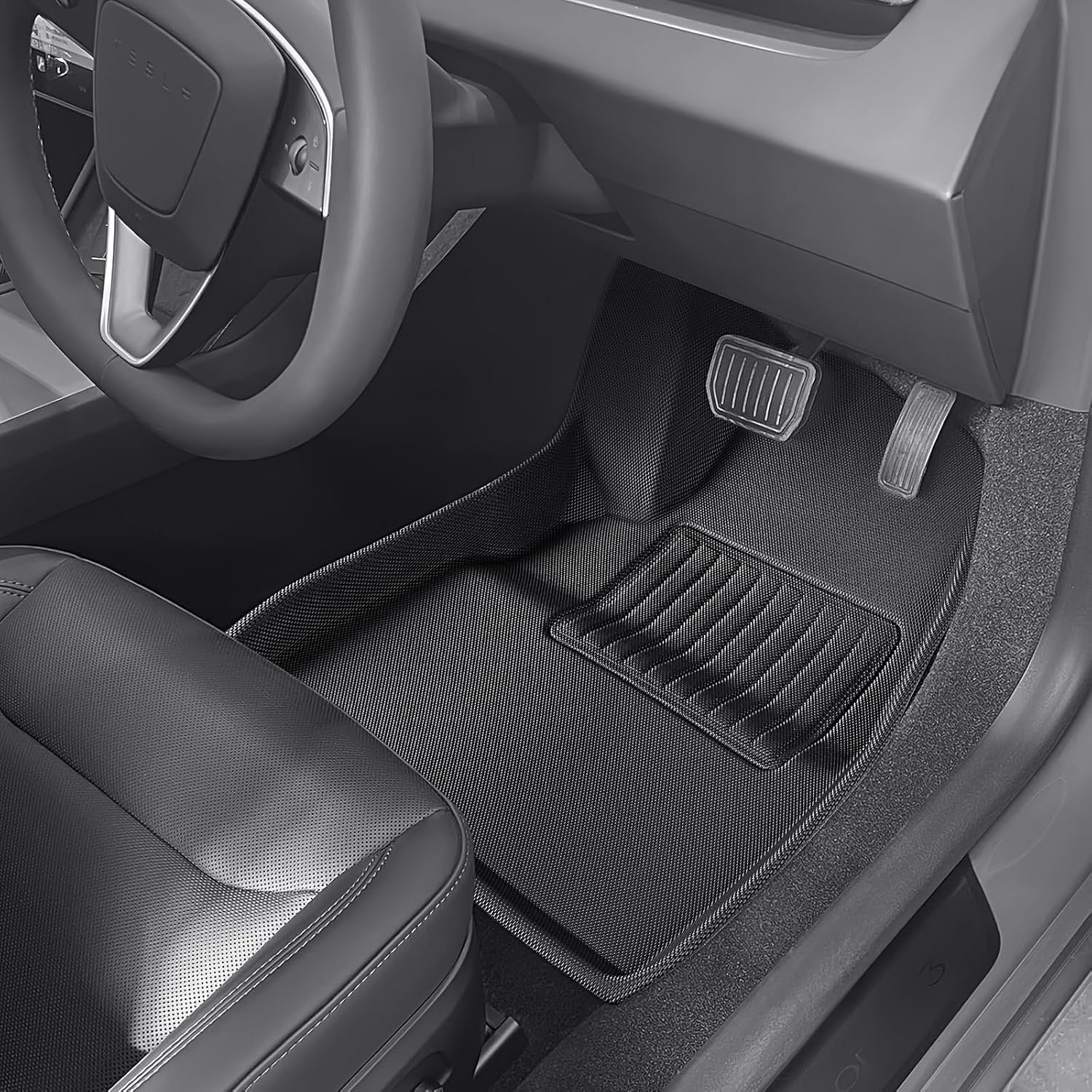 All-Weather Floor Mats for RHD Tesla Model 3 Highland, Full 6-Piece Set, Waterproof XPE (2024-2026)