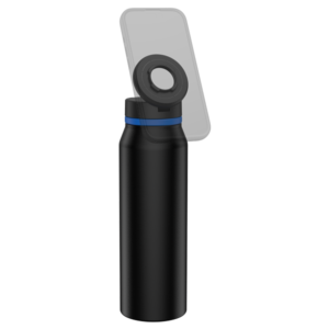Insulated 700ml Stainless Steel Water Bottle with Magnetic Phone Mount Lid