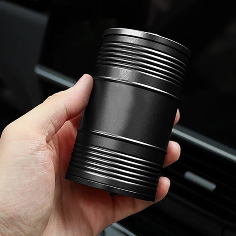 Tesla Model 3/Y Car Ashtray, Sealed Smokeless Ash Holder (Model S, X, Cybertruck)