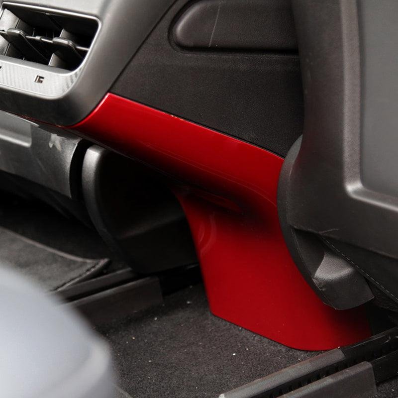 Tesla Model 3 Rear A/C Vent Anti-Kick Cover, Molded ABS Guard (2017-2020)