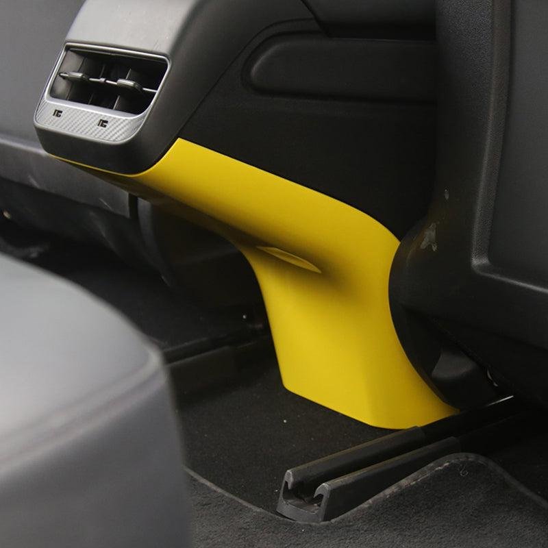 Tesla Model 3 Rear A/C Vent Anti-Kick Cover, Molded ABS Guard (2017-2020)