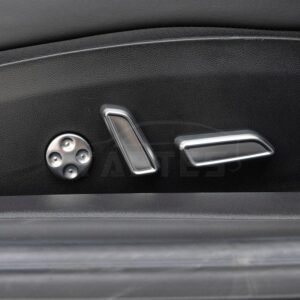 Tesla Model 3 Seat Adjustment Button Trim Cover, Anti-Wear Styling Accent (Front Seats)