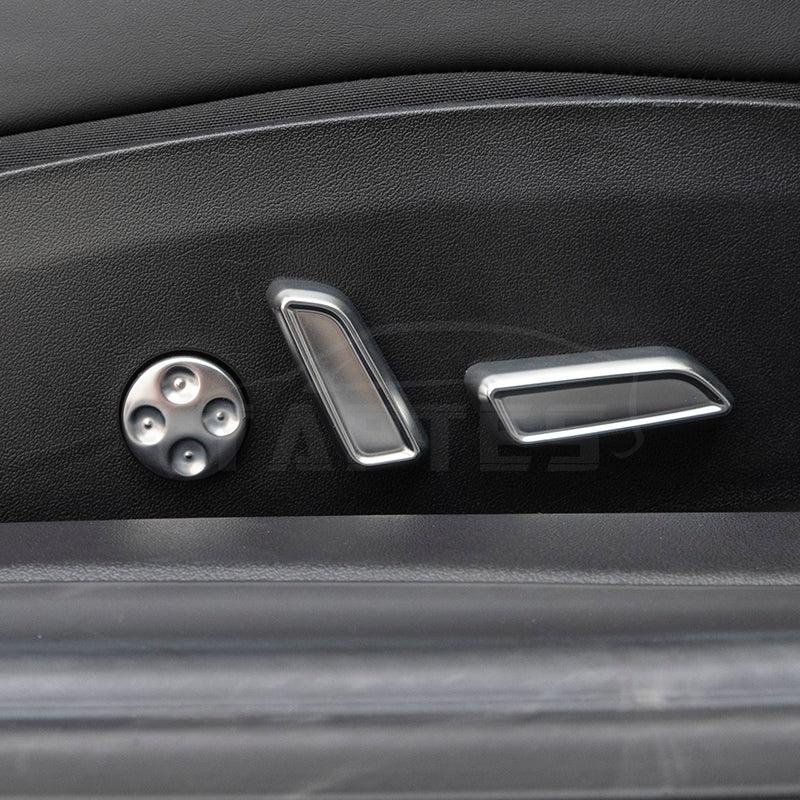 Tesla Model 3 Seat Adjustment Button Trim Cover, Anti-Wear Styling Accent (Front Seats)