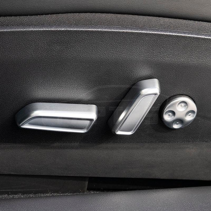 Tesla Model 3 Seat Adjustment Button Trim Cover, Anti-Wear Styling Accent (Front Seats)
