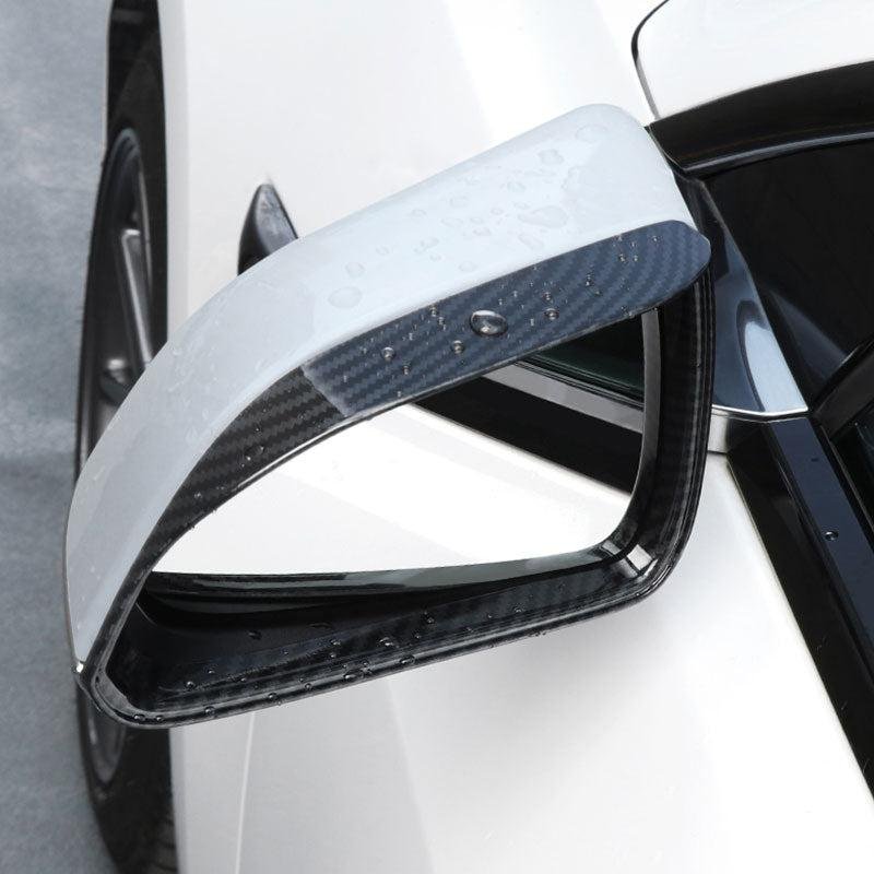 Tesla Model 3/Y Side Mirror Rain Eyebrow Covers, Clearer Wet-Weather Vision (2018-2025, Set of 2)
