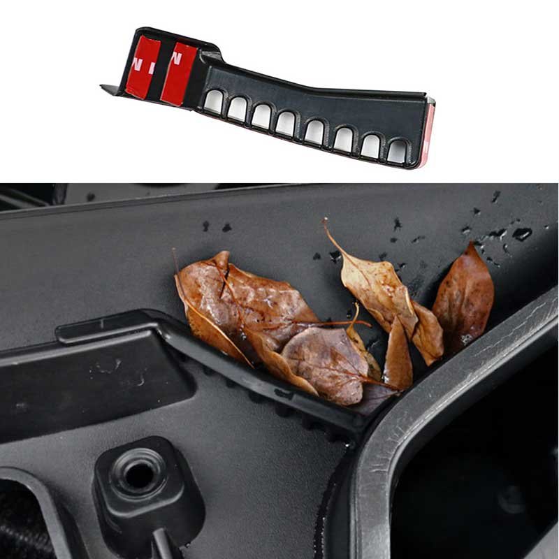 Tesla Model Y Hood Water Channel Cover 2020-2025, Anti-Clog Debris Guard (Set of 2)