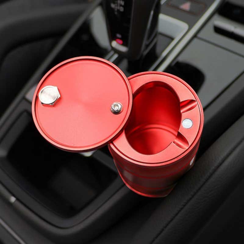 Tesla Model 3/Y Car Ashtray, Sealed Smokeless Ash Holder (Model S, X, Cybertruck)