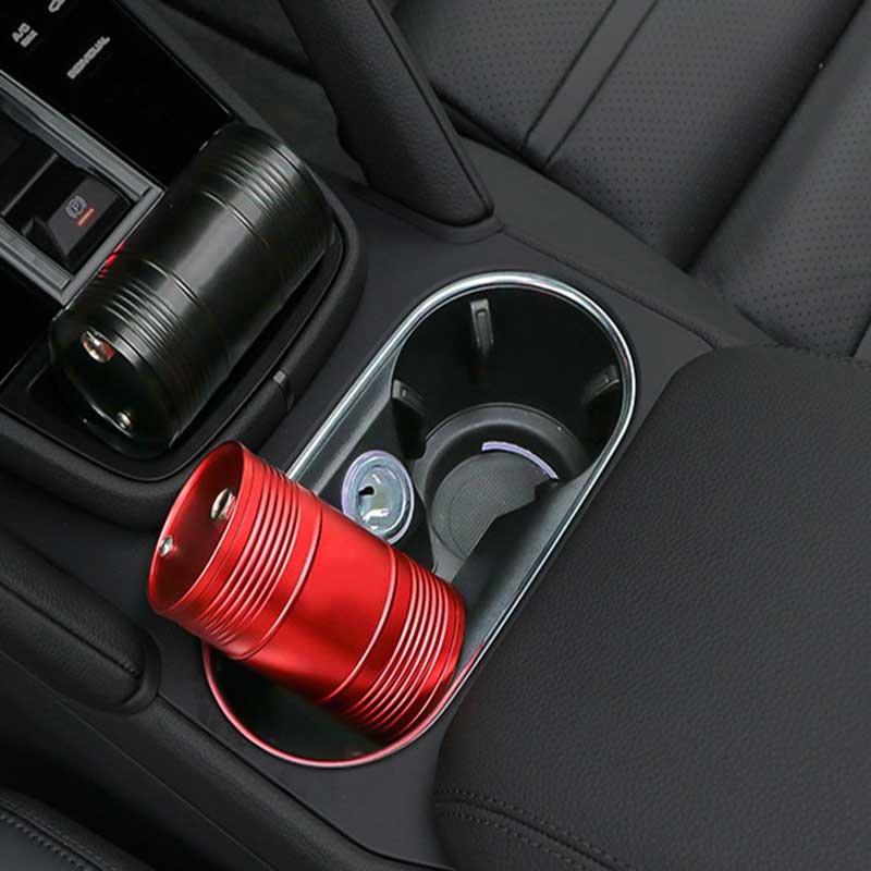 Tesla Model 3/Y Car Ashtray, Sealed Smokeless Ash Holder (Model S, X, Cybertruck)