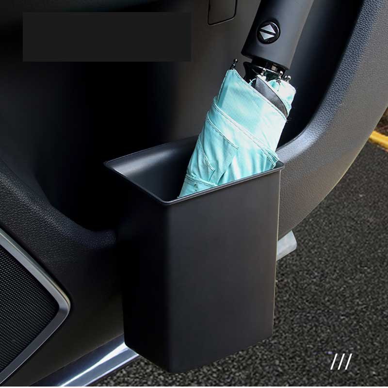 Tesla Model 3/Y/S/X Center Console Trash & Storage Box, 2-Piece Set with Tissue Holder