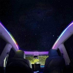 Tesla Model Y Roof Ambient Light 2020-2025, Color-Changing Interior Mood Lighting