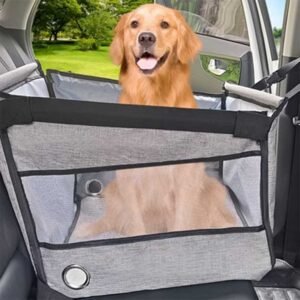 Tesla Pet Seat Cover for Model 3/Y/S/X/Cybertruck, Waterproof Dog Cushion