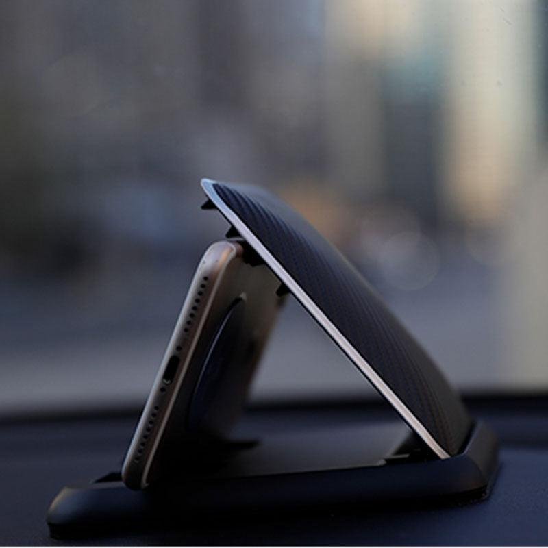 Tesla Phone Mount for Model S/X/3/Y/Cybertruck, Anti-Glare Fold-Flat Dashboard Holder