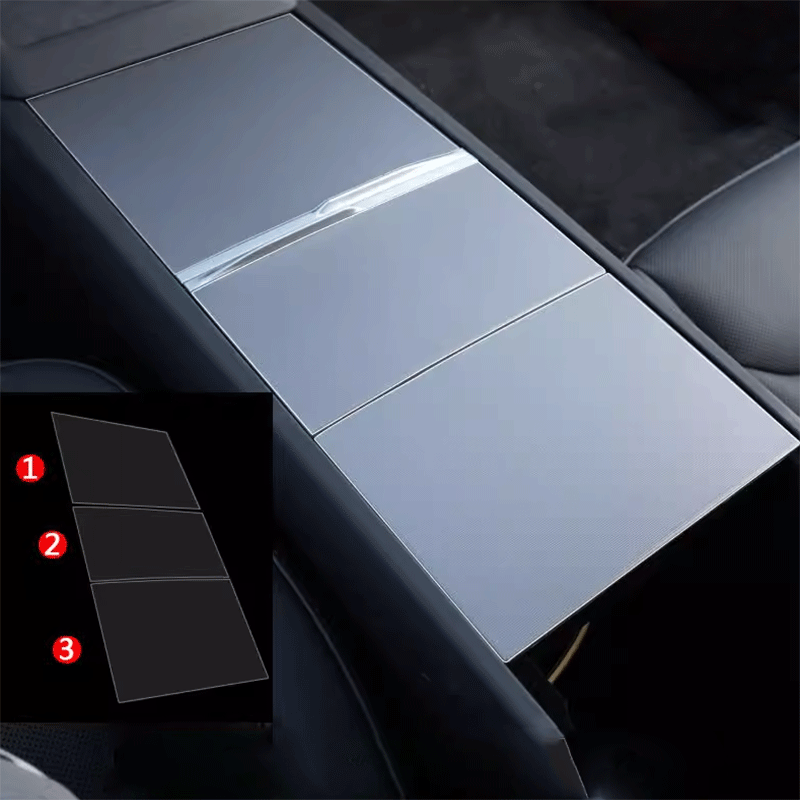 Tesla Model 3 Highland & Model Y Juniper Center Console Protective Film, Clear Anti-Scratch Cover