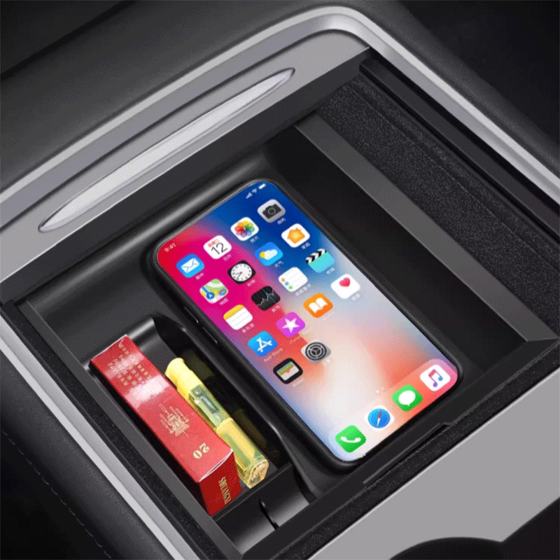 Tesla Model 3/Y Center Console Organizer Tray, Keeps Keys Phone Sunglasses in Reach