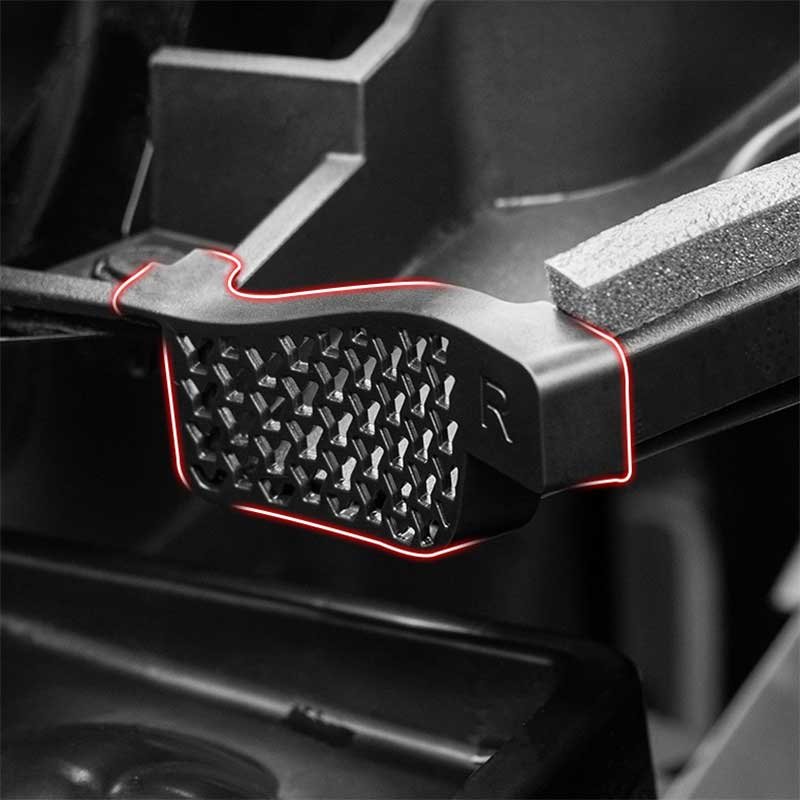 Tesla Model Y Hood Water Channel Net, Anti-Clog Drainage Guard (2020-2025, not Juniper)