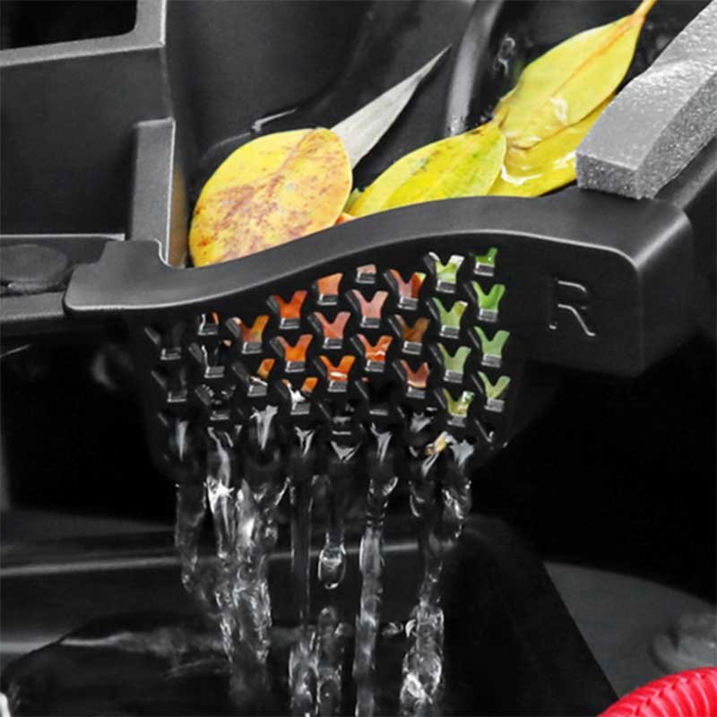 Tesla Model Y Hood Water Channel Net, Anti-Clog Drainage Guard (2020-2025, not Juniper)