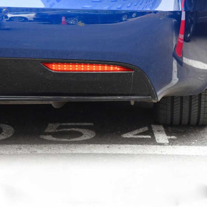 Tesla Model 3 LED Rear Bumper Reflector Brake Light, OEM-Match Safety Upgrade