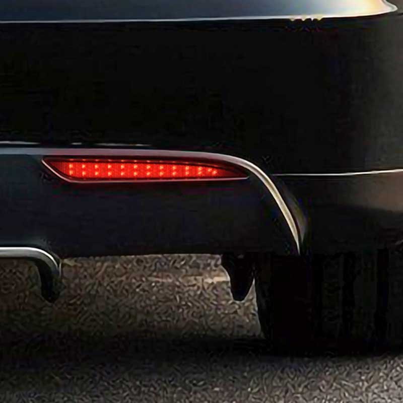 Tesla Model 3 LED Rear Bumper Reflector Brake Light, OEM-Match Safety Upgrade