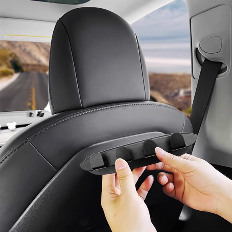 Tesla Model Y/3 Seat Back Hook Hanger Set of 2, Holds 5kg Bags (Not Model 3 Highland)