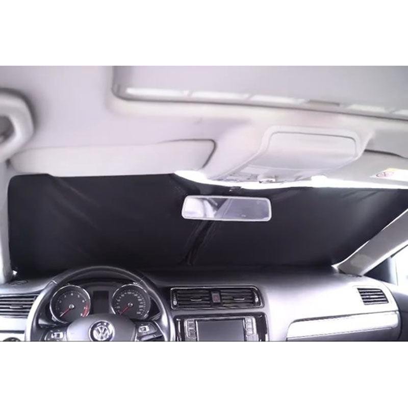 Tesla Model Y Front Windshield Sunshade, Foldable UV & Heat Blocker (2020-2025)