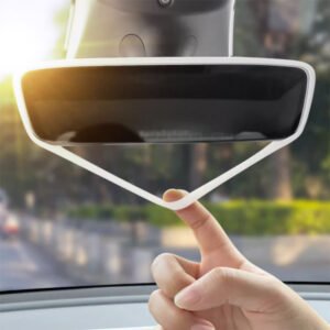 Tesla Model 3/Y Rearview Mirror Silicone Cover, Anti-Scratch Protector