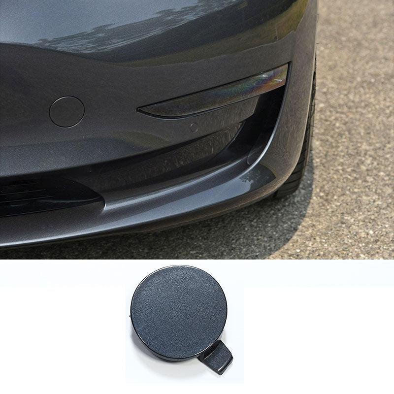Tesla Model 3 Front Tow Hook Cover Replacement (2016-2023), Waterproof Bumper Cap