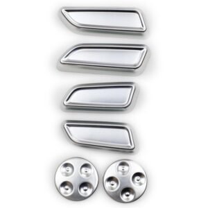 Tesla Model 3/Y Seat Adjustment Button Protectors, Wear Guard Set of 6