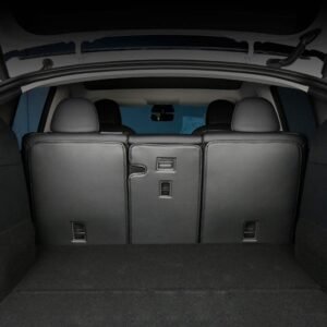 Tesla Model Y Second-Row Seat Back Kick Protector, Leather Cover Set of 3 (2020-2025)