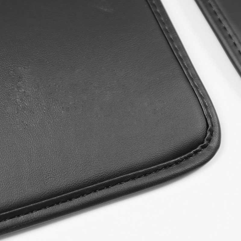 Tesla Model Y Second-Row Seat Back Kick Protector, Leather Cover Set of 3 (2020-2025)