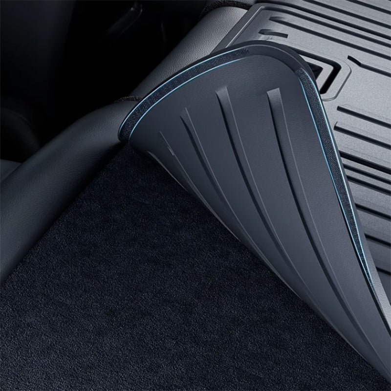 Tesla Model Y TPE Trunk Mat with Seatback Protector, Full Coverage (2021-2025)